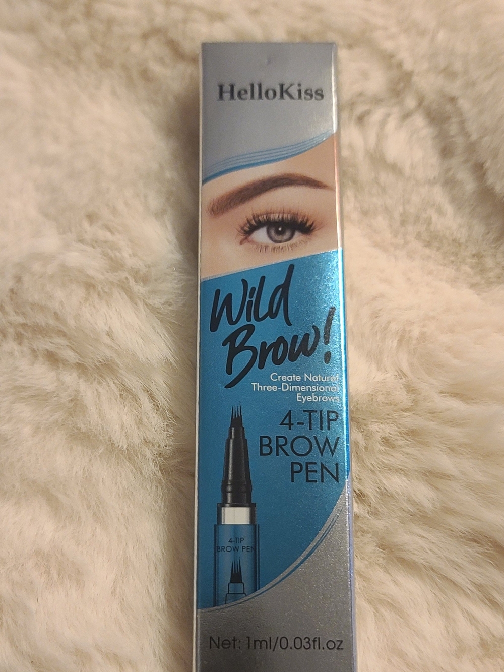 2 Wild Brow! 4-Tip Brow Pen - Blue Packaging (Brown Shade)